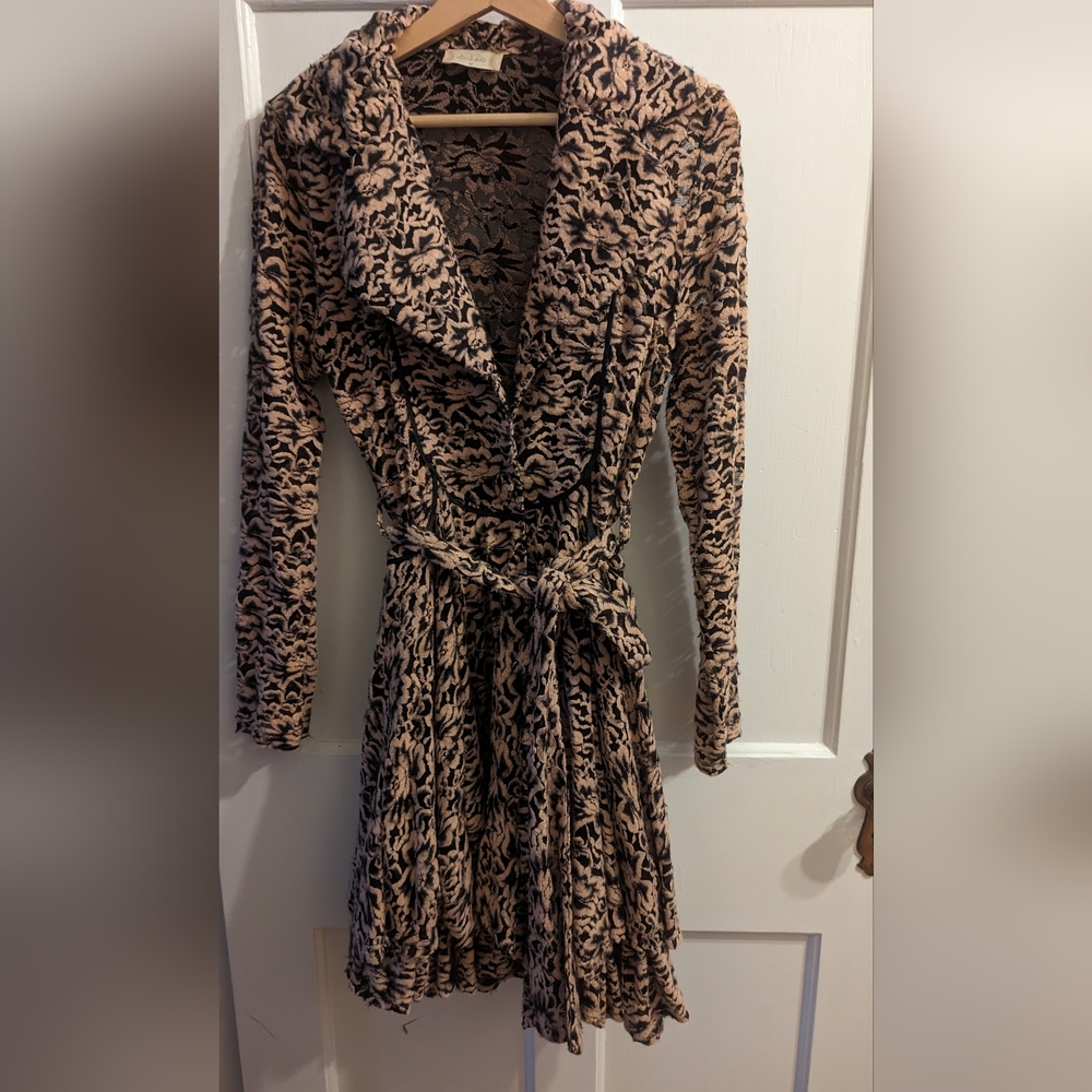 Floral  light coat